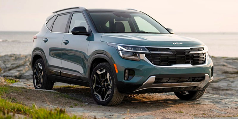 2025 Blue Kia Seltos by Ocean