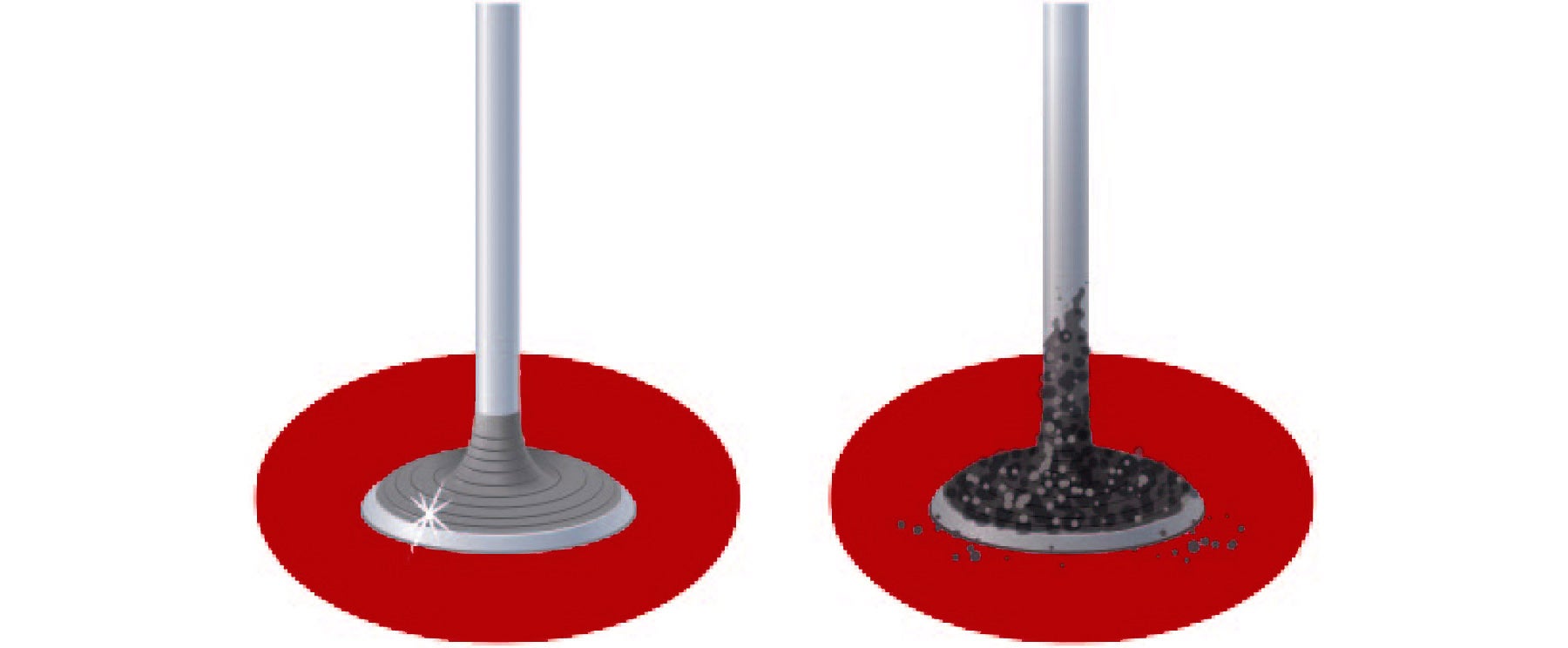 Dirty valves vs. clean valves at Gay Family Kia in Dickinson TX